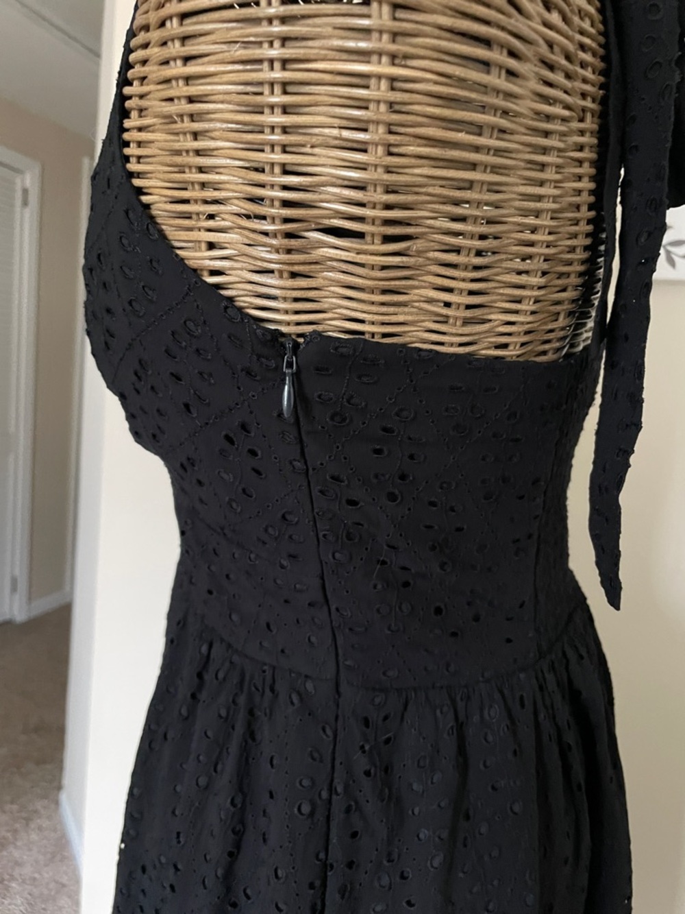 WHBM Eyelet Halter Midi Dress - Picture 5 of 8